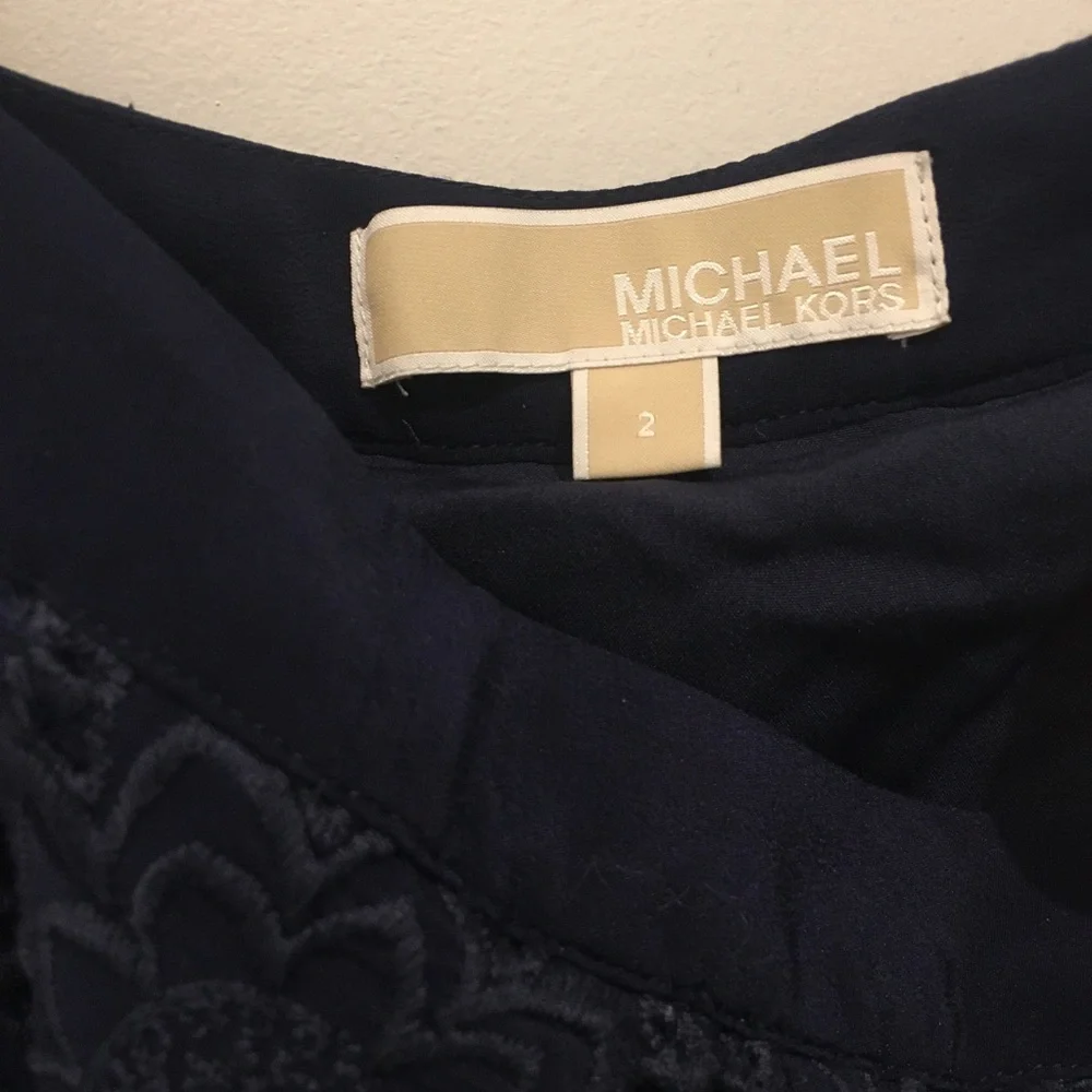 Michael Kors Floral Crochet Skirt - Picture 3 of 6